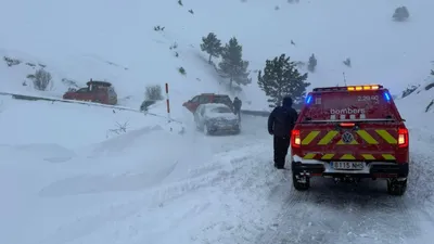 El calvari de dos escaladors atrapats a Montserrat per la neu: "No podíem ni retrocedir"